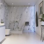 Lightning Marble 10.5mm Showerwall