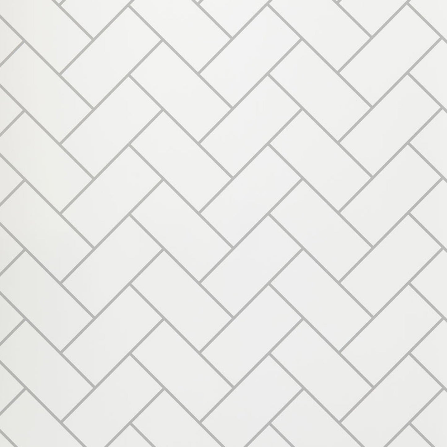 White Metro Herringbone 10mm Wet Wall