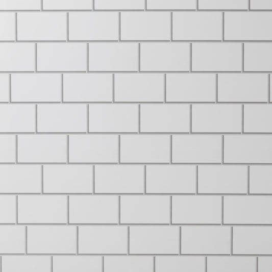 White Metro Brick 8mm Wet Wall